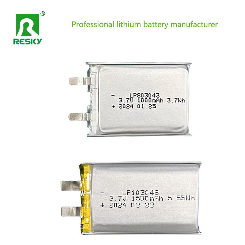 103048 Lithium Polymer Battery Cell 3.7V 1500mAh 5.55wh Flat Li-Polymer Batteries