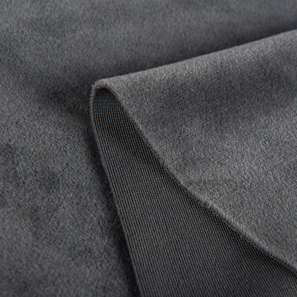 Short Plush Velvet Fabric 95%Polyester 5%Spandex Elastic Customized Color Plain Style