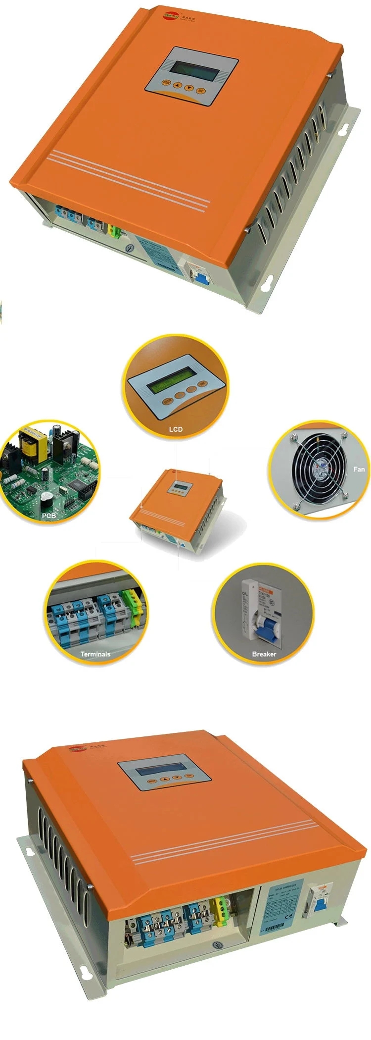 10kw 15kw 20kw Popularity MPPT PWM Solar Charge Controller for 96v 120v 144v 240v