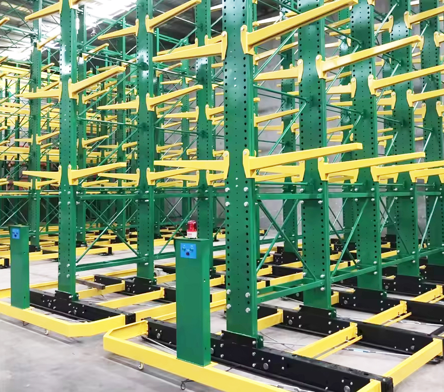 Electric mobile racking system