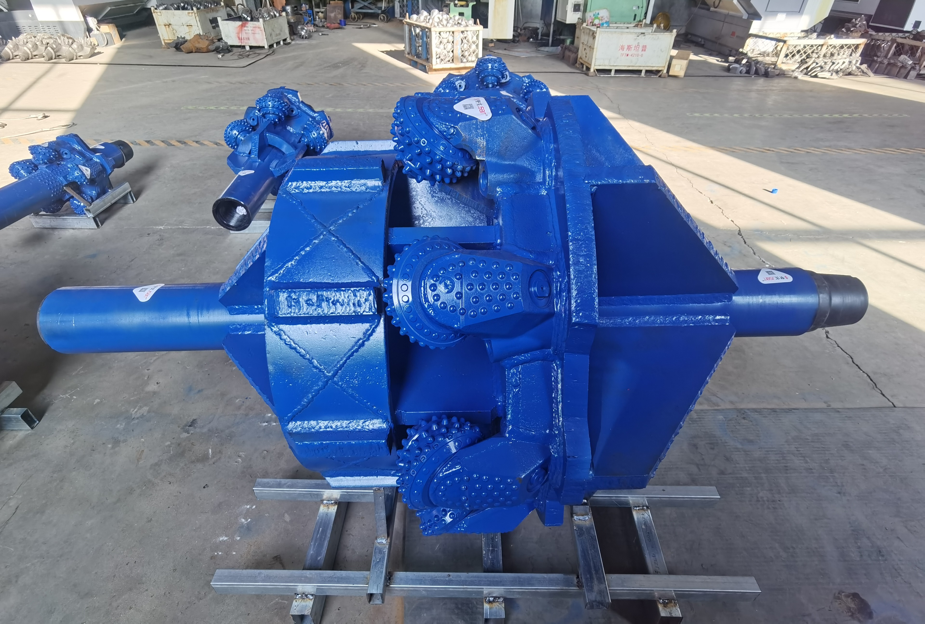 1000mm 40inch HDD Hole Opener Rock Reamer With 12inch Roller Bit