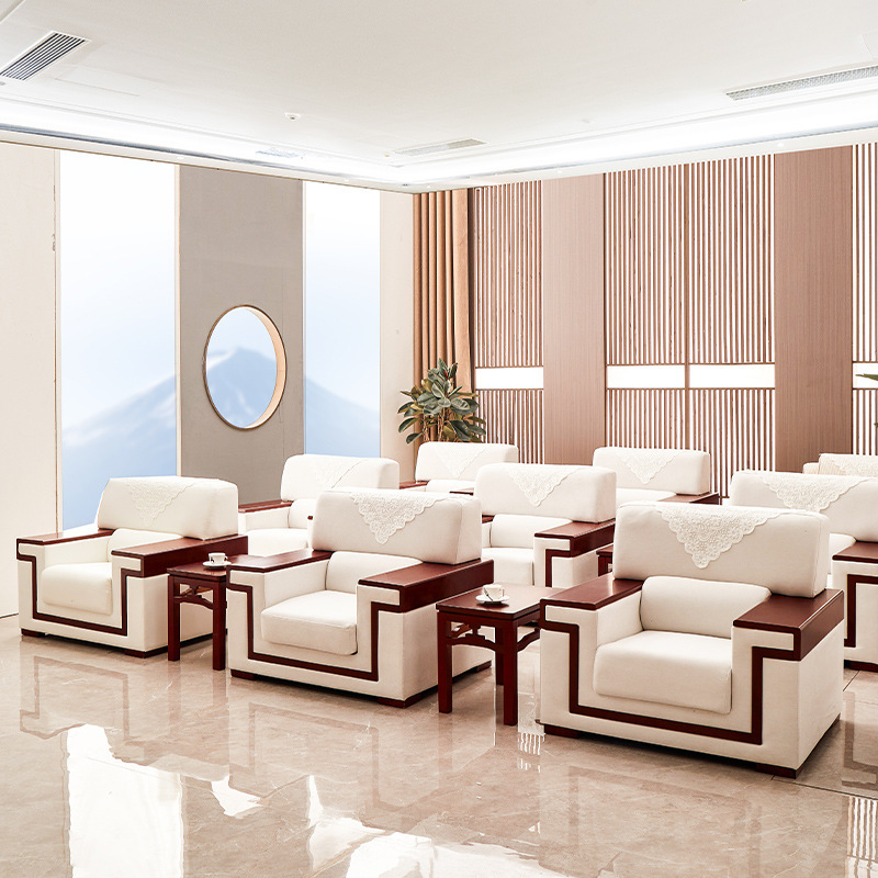 Chinese Large Conference Room Office Furniture Set Conference Chair and Business Sofa
