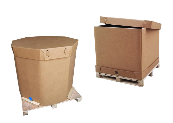220l 1000l Food Grade Paper IBC Container Flexible Packaging Boxes For Bulk Water