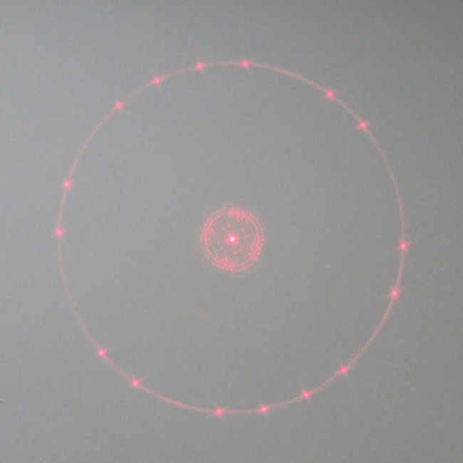 18 Point Circle Red Line Laser Module Mini Laser Atmosphere Light