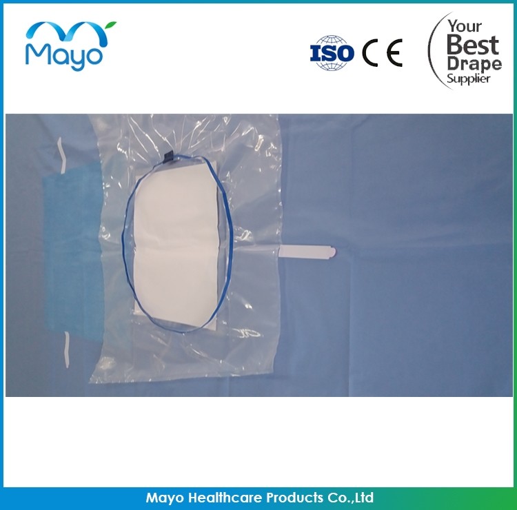 Disposable Medical Surgical Cesarean Drape with Incise Film , C Section Drape