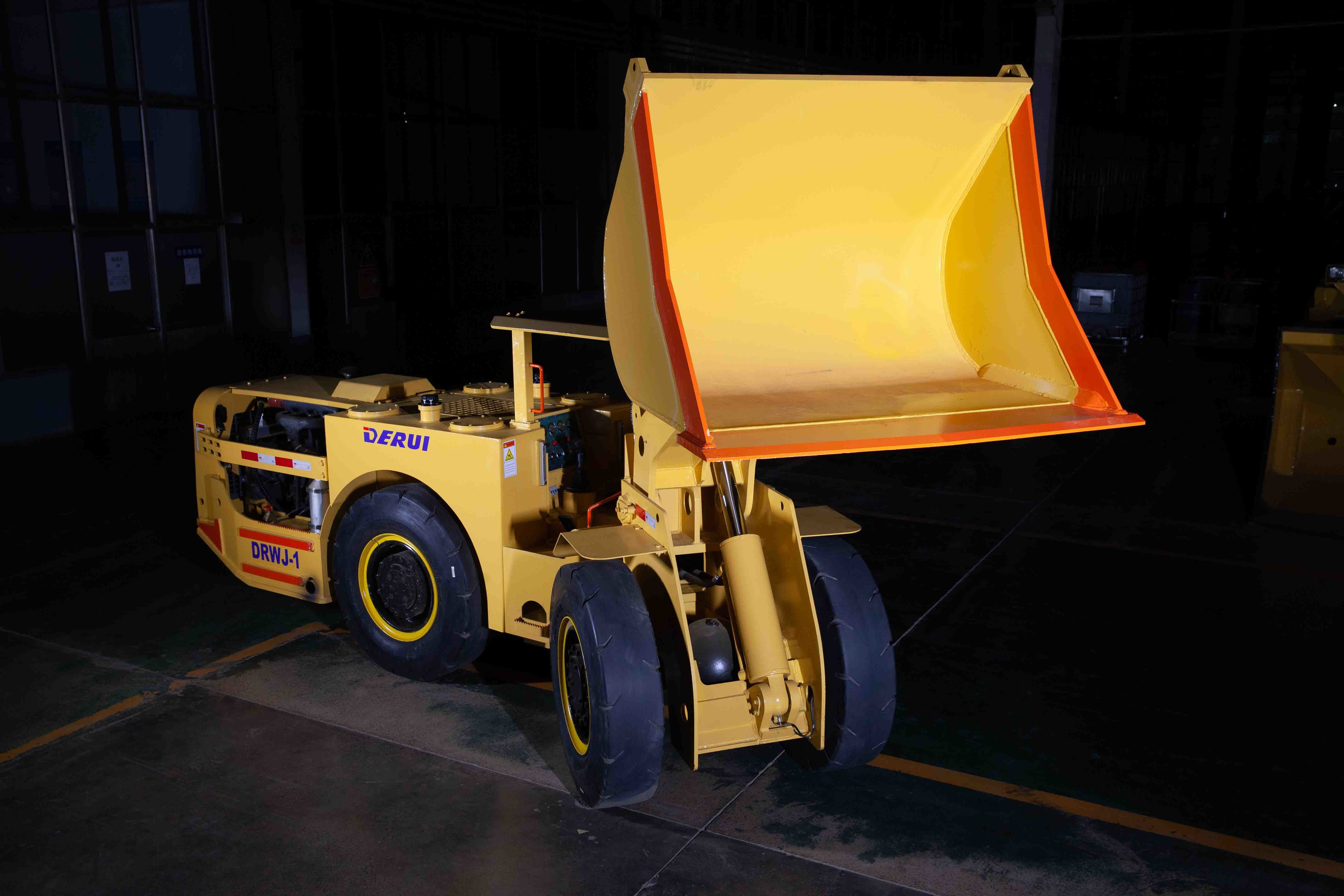 DRWJ-1 lhd underground loader Suitable For Underground Tunnel Mining Usage