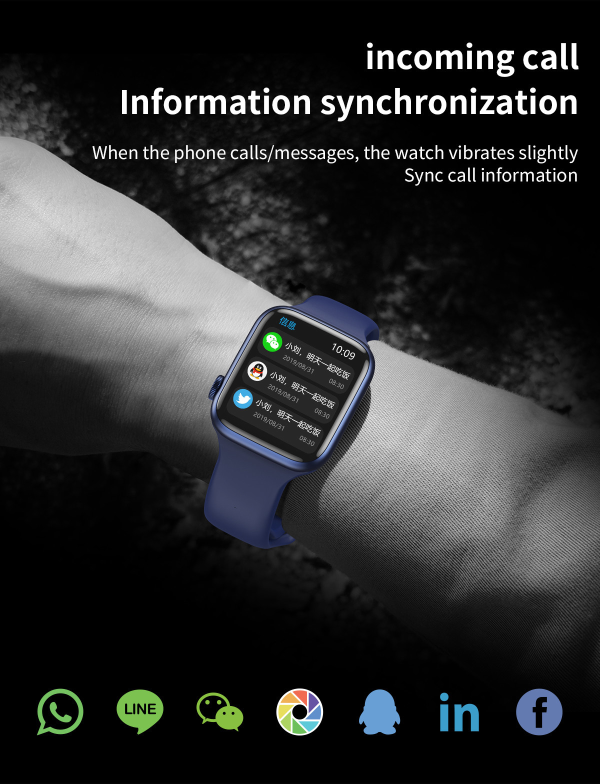AW9 Heart Rate Blood Pressure Sports Smart Watch Waterproof