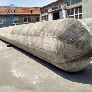 China 0.22mpa Landing Heavy Lifting Airbags Pneumatic Ship Launching Marine Airbags on sale