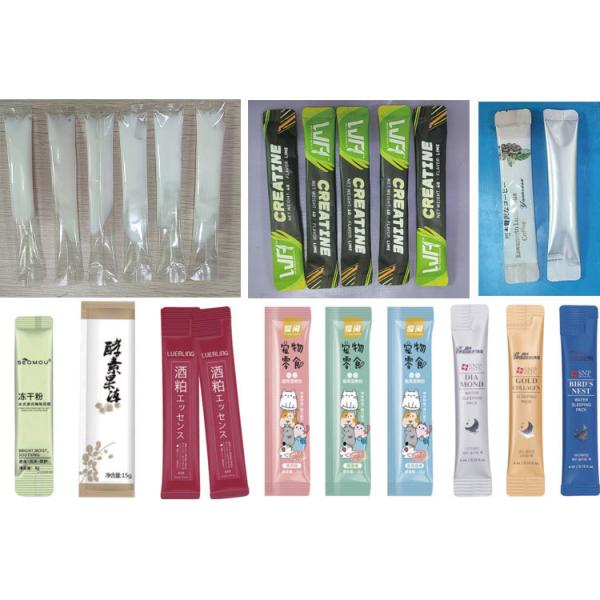 Sugar Milk Tea Bag Granule Packing Machine 2kw For Small Stick Sachets Filling