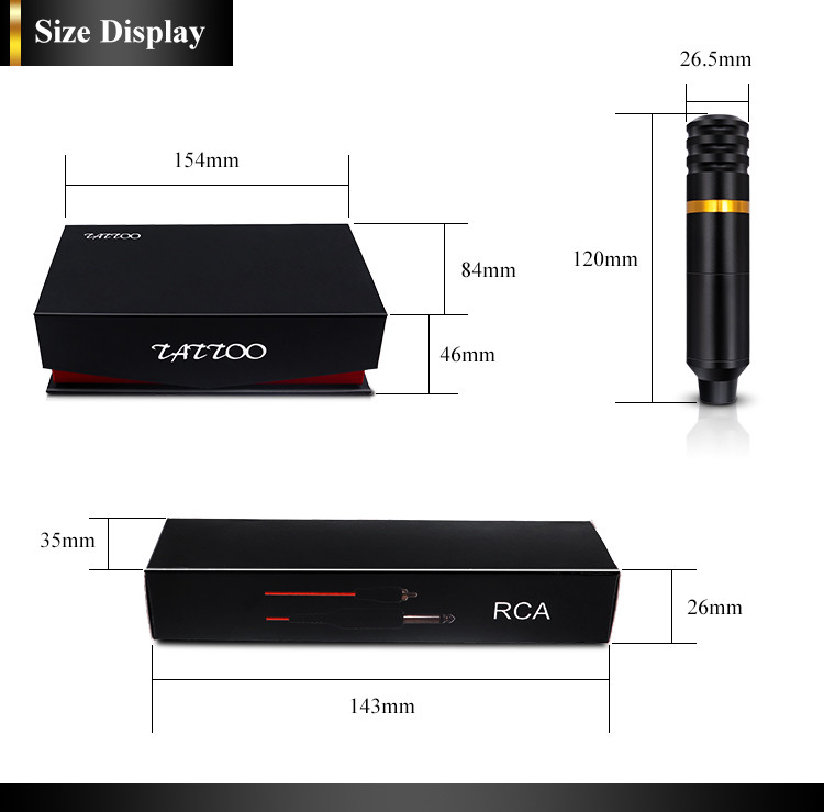 10000RPM Permenent Makeup Machine Body Art Tattoo Pen Aluminium Alloy
