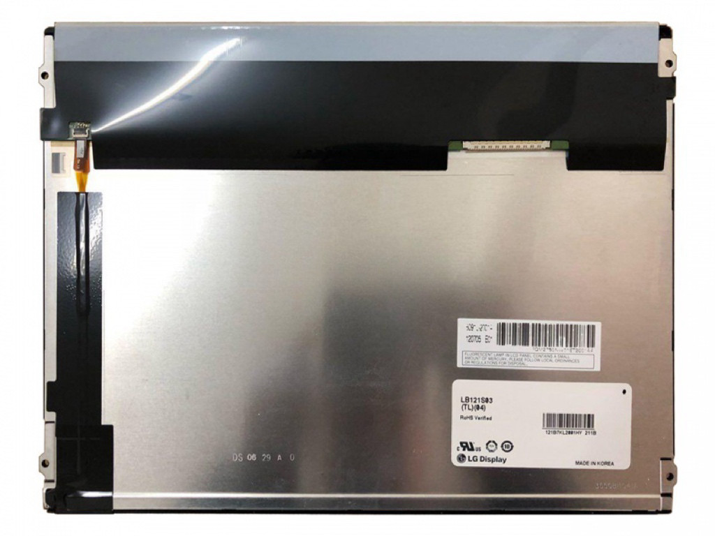 LB121S03-TL04 LG Display 12.1"800(RGB)×600, SVGA 82PPI 400 cd/m² INDUSTRIAL LCD DISPLAY