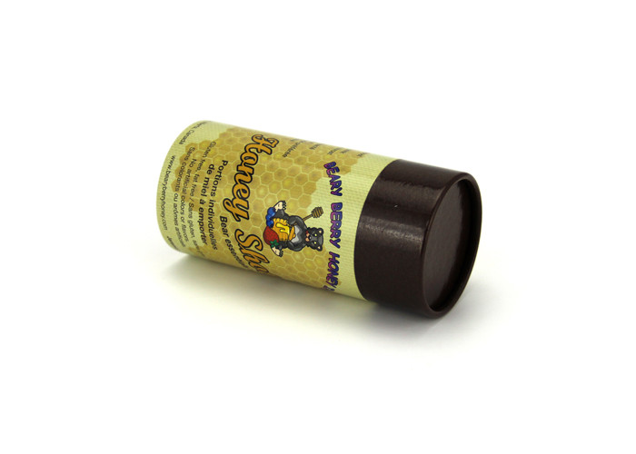 Biodegradable Cylinder Paper Cans Packaging Custom Printing For Tea / Gift