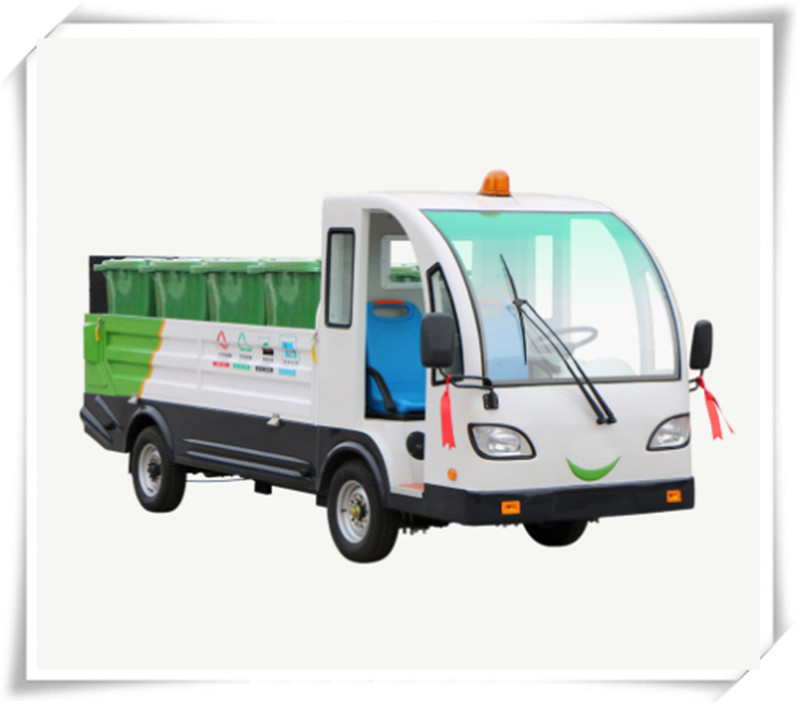 Electric Four Wheel Garbage Transfer Vehicle 30km/H Top Speed
