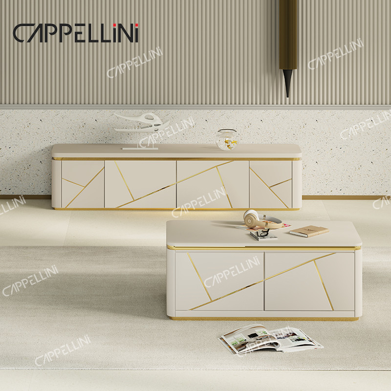 Modern Design Wood Living Room Tv Cabinet Storage Home Furniture Luxury Style Wooden MDF Tv Stands