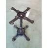 Buy cheap Modern Style Restaurant Black Metal Table Base Powder Coat Finish 710mm Height from wholesalers