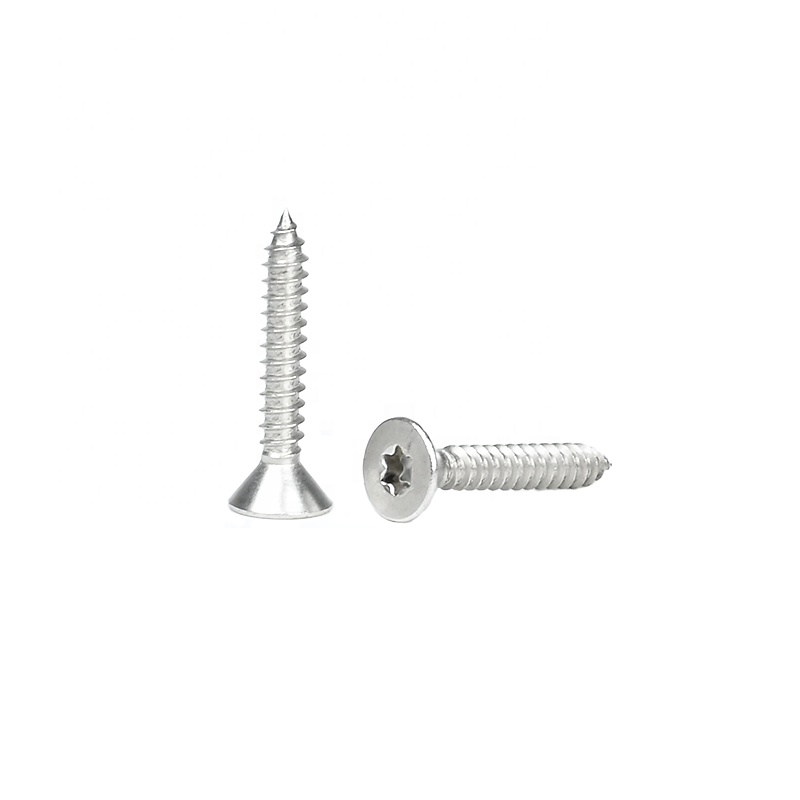 Metric Stainless Steel ST4.8*30mm Flat Torx Head Self-Tapping Screws Sus316 Sharp Point Self Drilling Tapping Screw