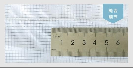 Washable Cleanroom Supplies ESD Polyester Conductive Filament Sterile Apparel For Semiconductor Medical Industry