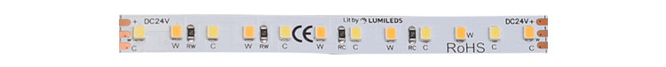 CCT Dual Color Outdoor LED Light Strip White Addressable Cuttable Connecting 3528