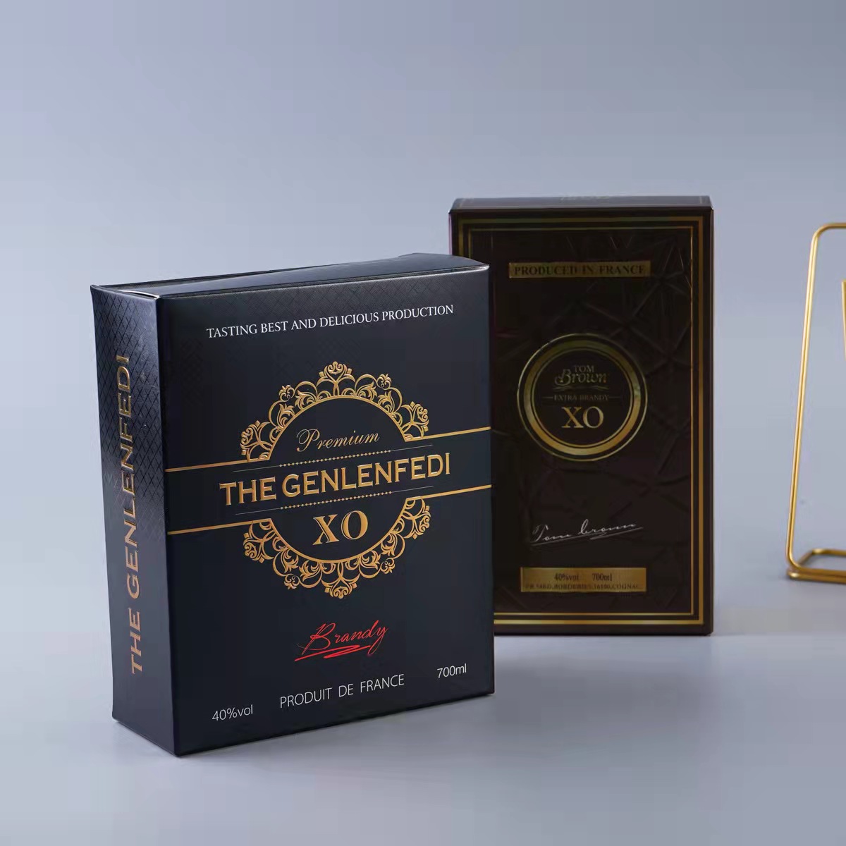 Wholesale Specialty Paper Luxury Wine Alcohol Package Cardboard Paper Gift Box
