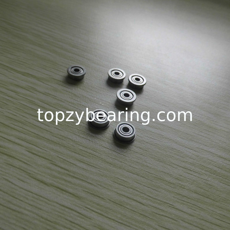 Flanged bearing F624 F 624 zz Chrome steel deep groove ball bearing 624 2RS Size 4x13x5 mm 624zz 624zz bearing 624 2z