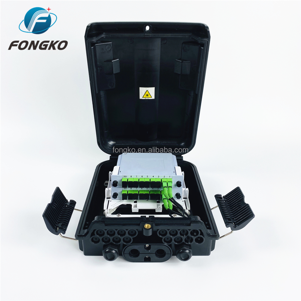 Outdoor 16 Port Waterproof FTTH Terminal Box Fiber Splitter Distribution Box