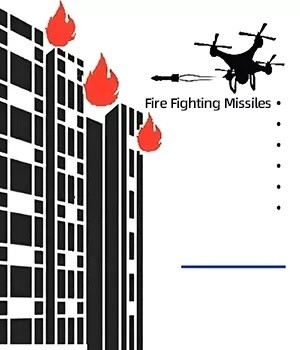 30kg Payload Customzied Long Range Fire Fighter Uav Remote Control Firefighting Fire Control Drone Can Carry Fire