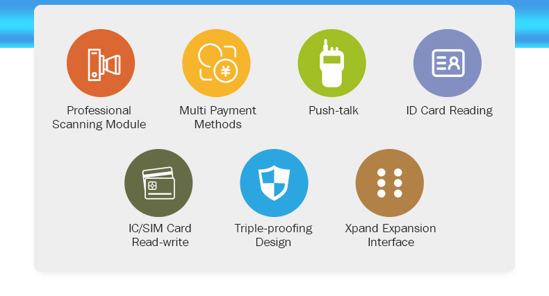 4G 5.0 Inch Android Smart POS Machine All In One Touch Screen