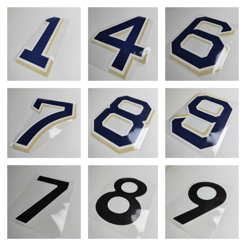 Custom Iron On Jersey Number Heat Transfers Football Jersey Letters And Numbers