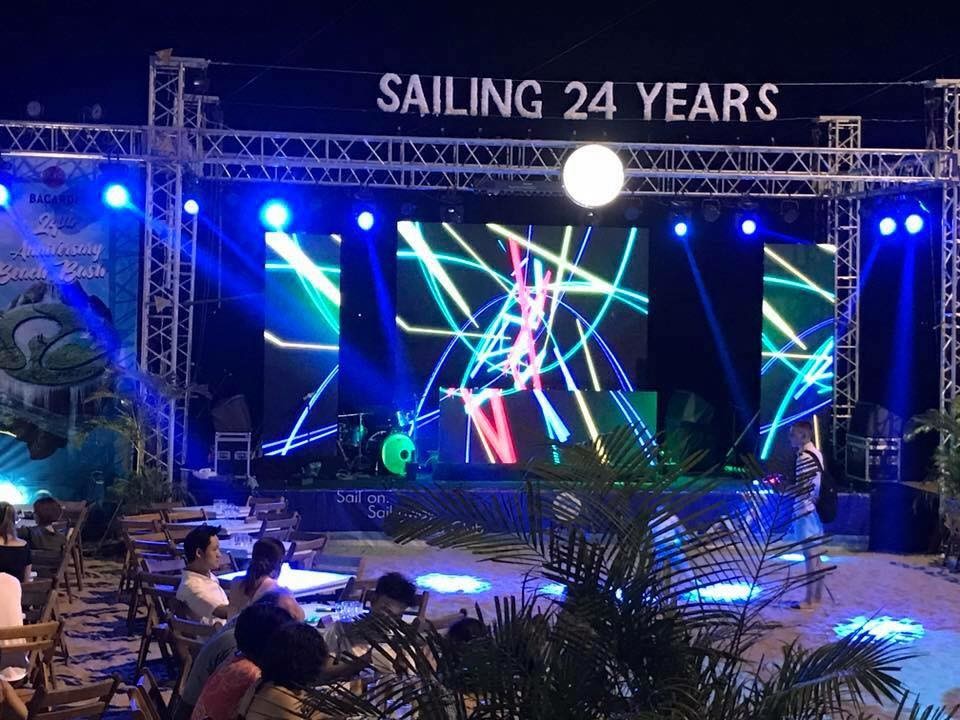 Die Casting Aluminum P3.91 LED Outdoor Screen Rental For Stage Events
