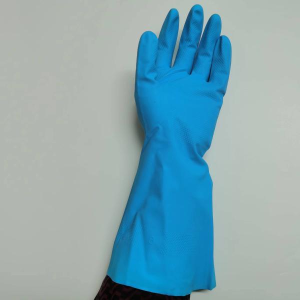 Household 11 Mil Blue Gloves Nitrile Kitchen Cleaning Protection Against