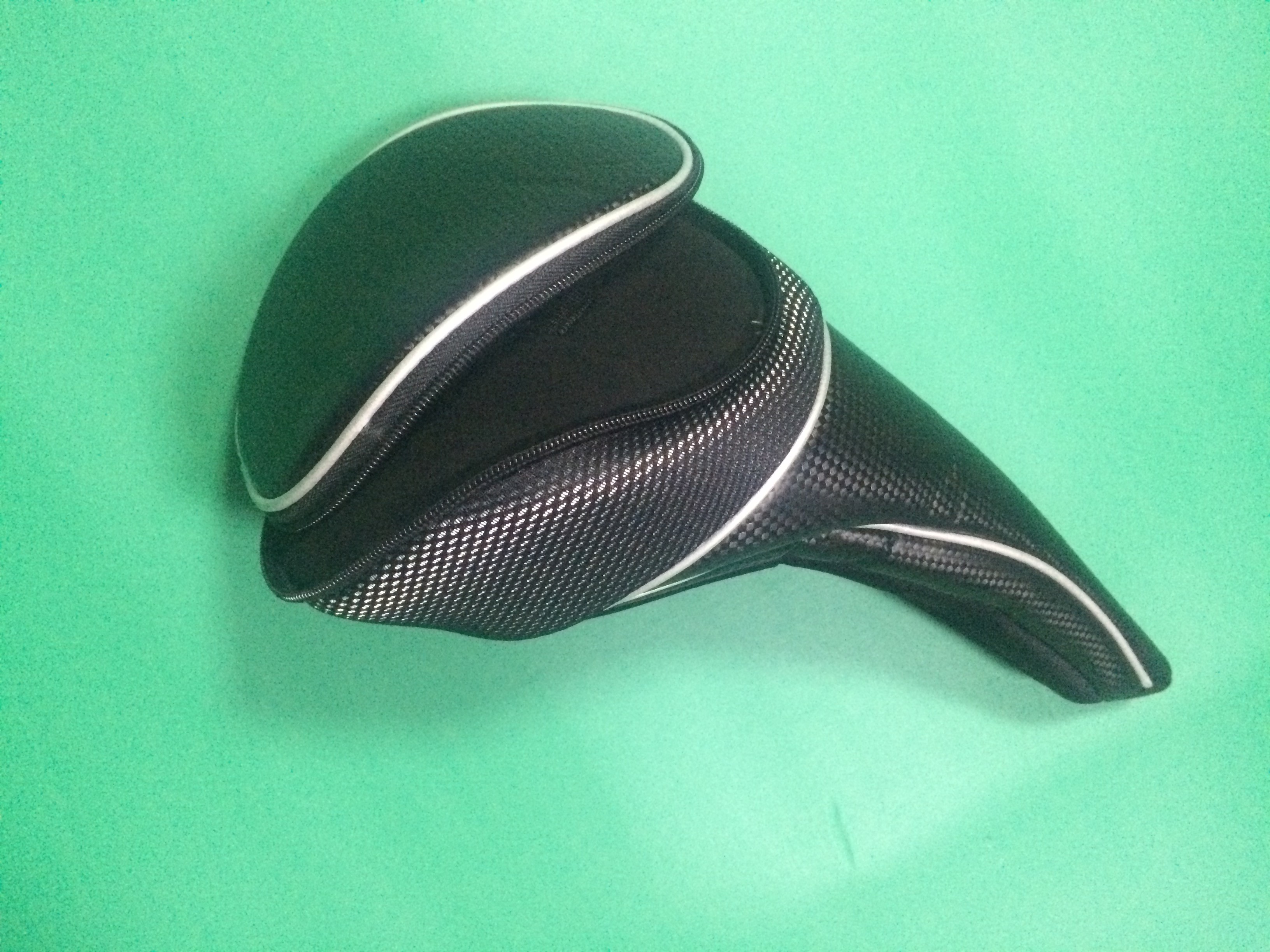 zipper golf head cover, Golf headcover with zipper puller , driver covers , golf club cover with driver #1
