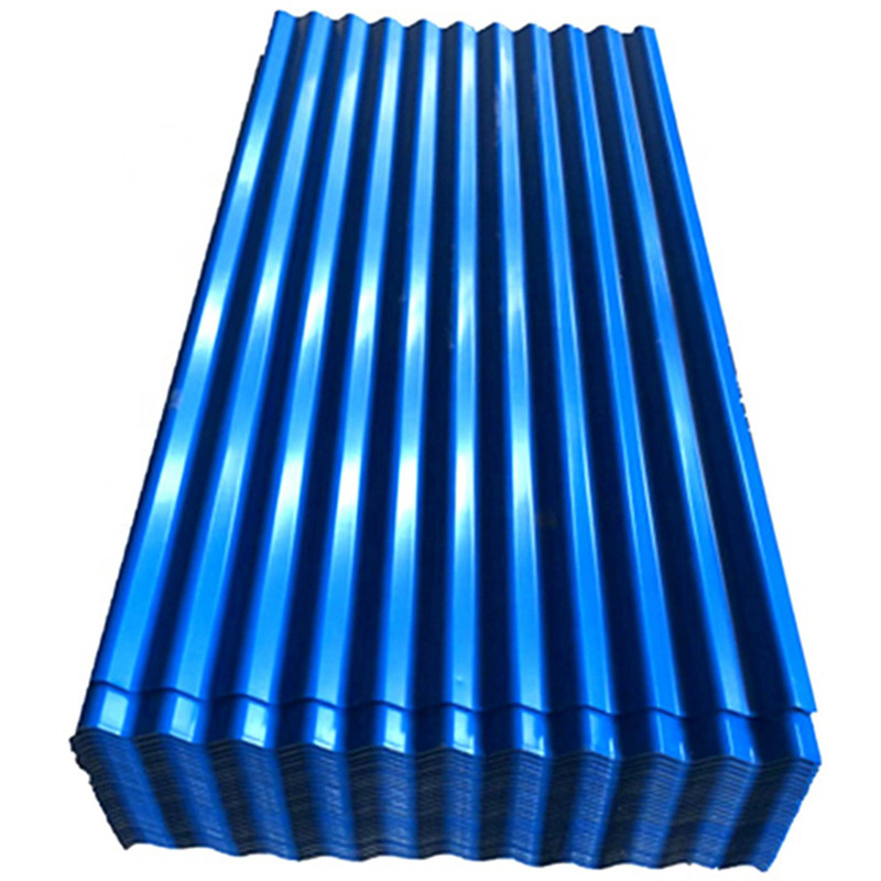 Building Material PPGL Roof Tile Colorful Aluzinc Zinc Coated Metal Panel Corrugated Steel Roofing Sheet Ral Color