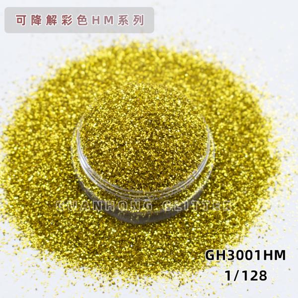 Industrial Grade Biodegradable Glitter Powder For Clothing Printing Body Bright Purple