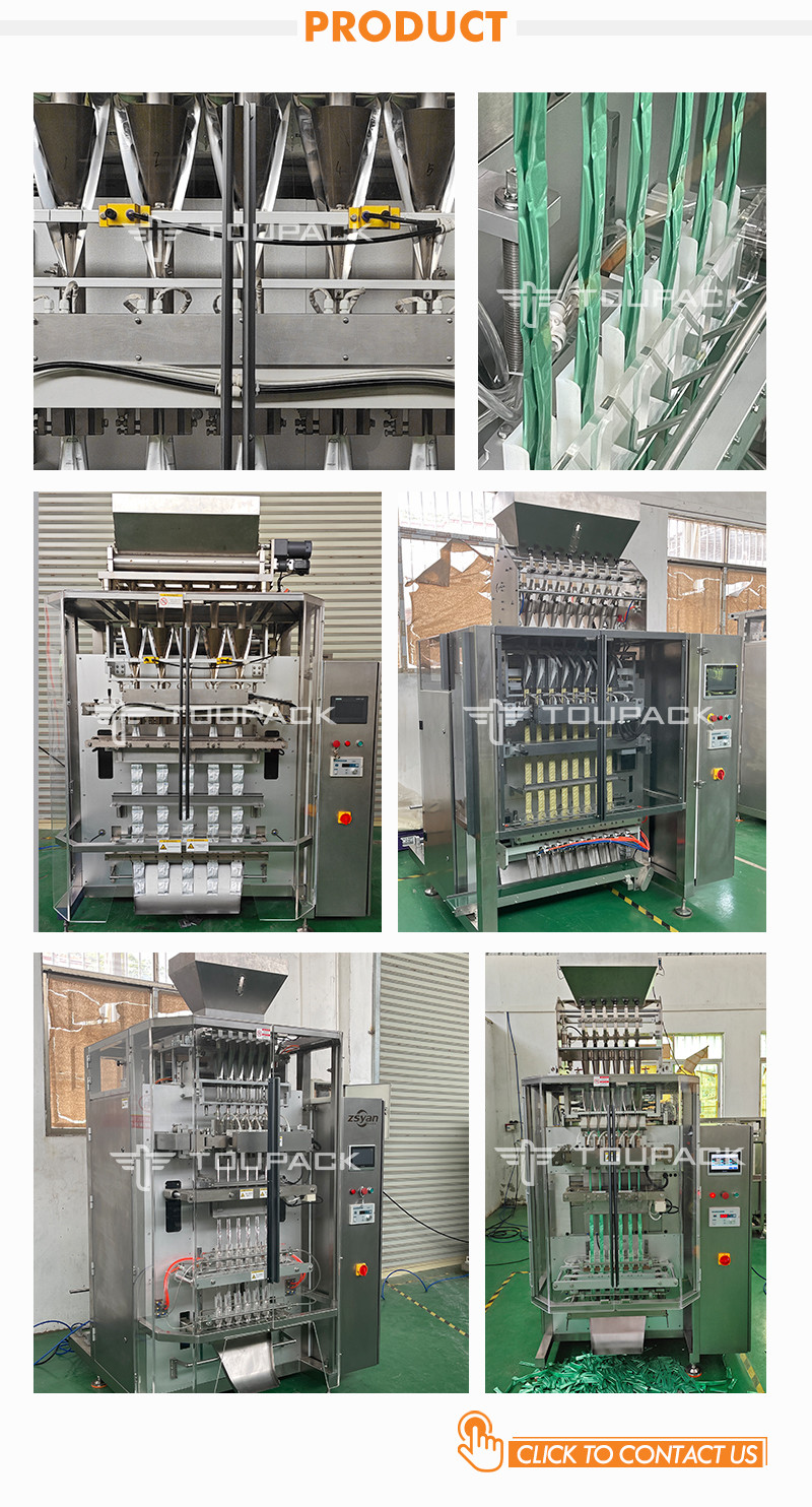 Coffee Powder Sugar Honey Multi Lane Packing Machine High Speed Sachet Packing Machine
