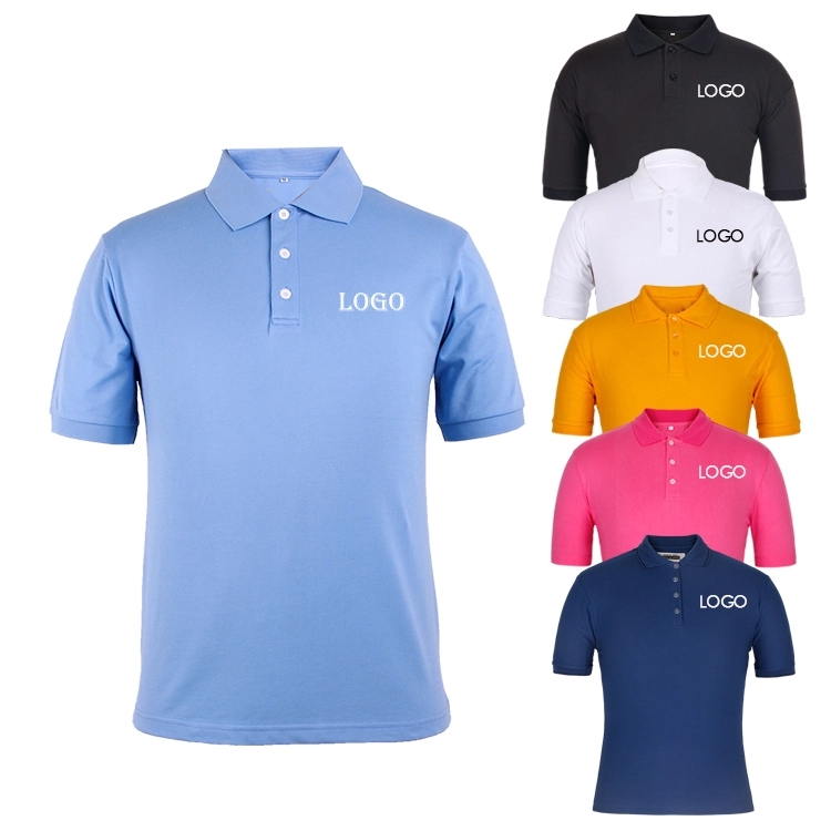 Multi Colored Cotton Mens Polo Style Shirts Short Sleeve OEM / ODM Service