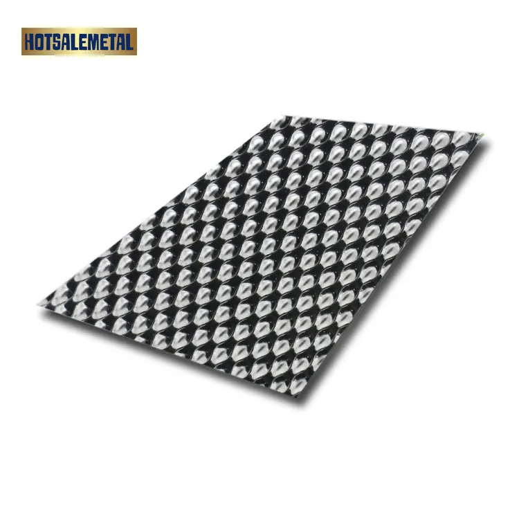 BA 0-3mm Ss304 Hammered Stainless Steel Sheet Decorative Metal Plate