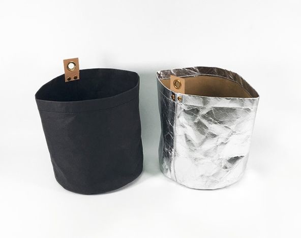 0.55mm Washble Kraft Paper Storage Bags Light Reusable Paper Bag Seedling Pots