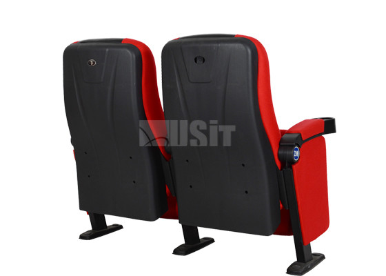 Model Foam Comfortable Public Theater Seating 580mm Center Distance 5 Years Warranty