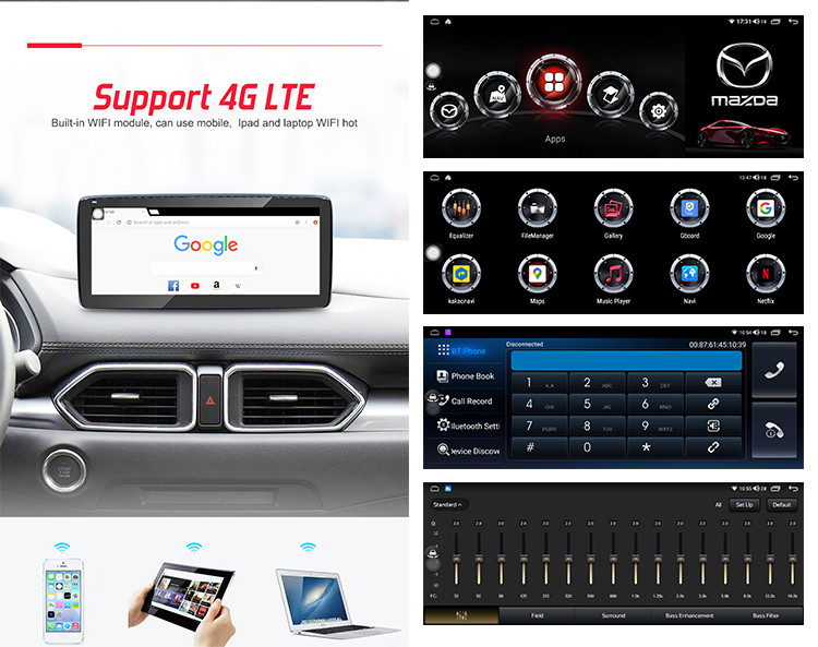 Android Car Radio Stereo For Mazda 5 Low Version With 4G DSP Joystick Car Multimedia Player
