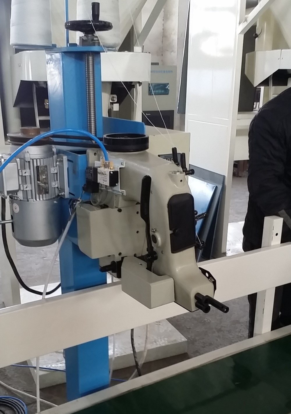 ISO 1000bags/Hour 3KW Automatic Bag Sewing Machine