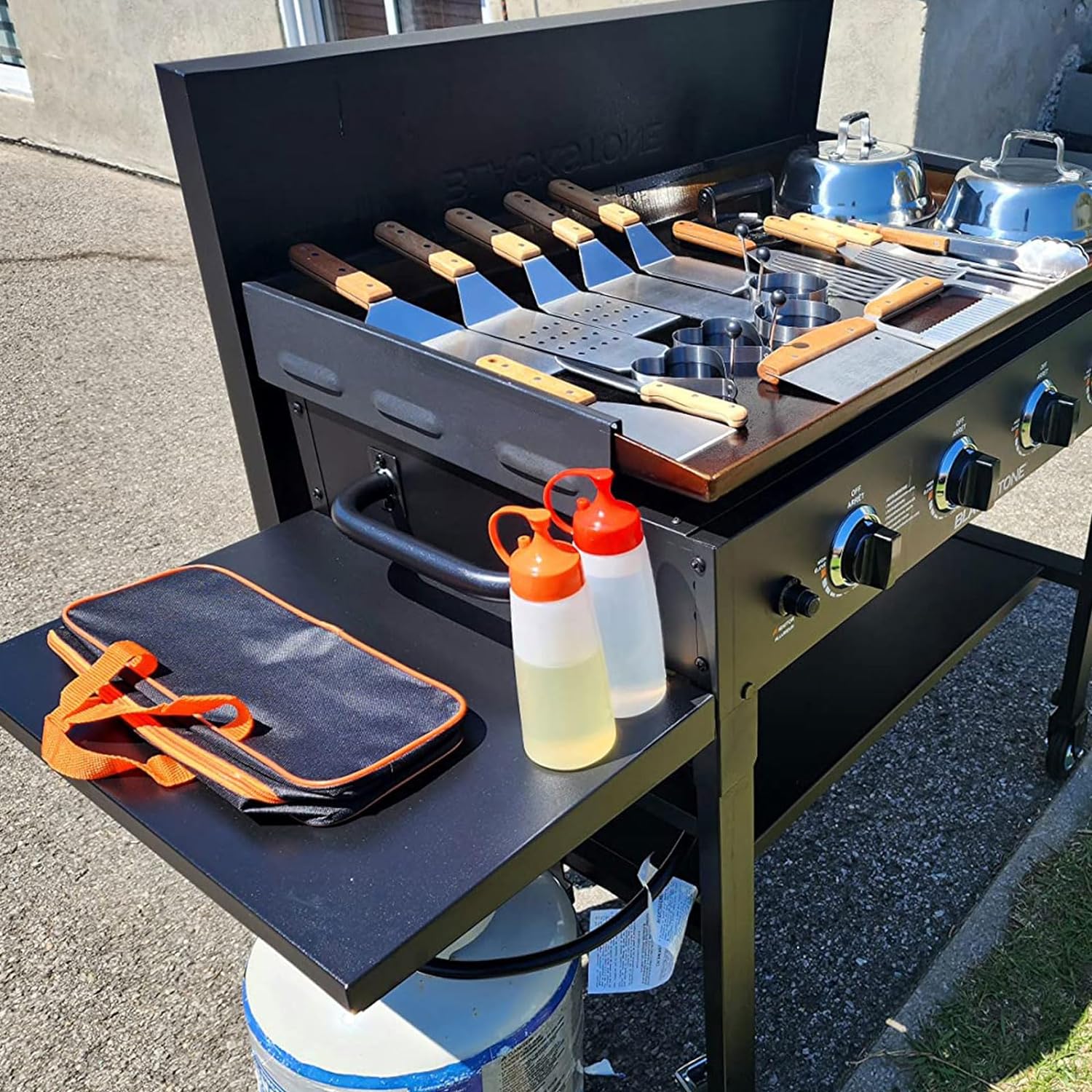 Grilling Gifts Magnetic Wind Screens for 36 Inch Griddle Protects Flame and Holds Heat