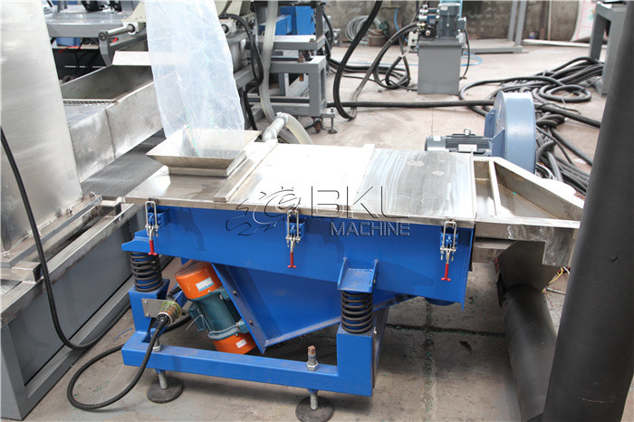 Film Plastic Granulating Line 350kg H Woven Pp Bag Recycling Machine
