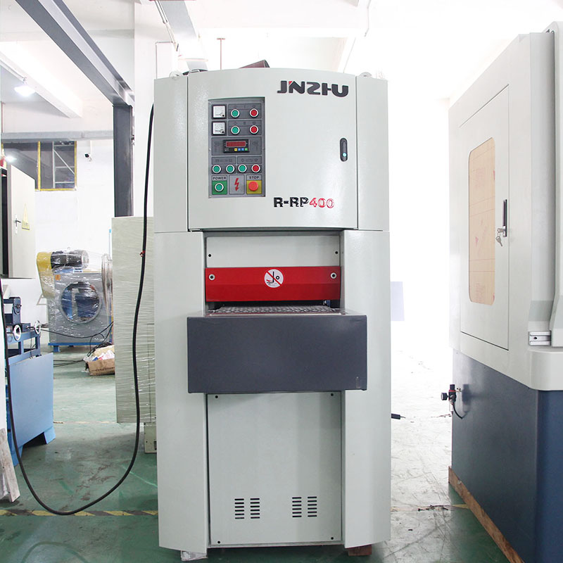 Semi Automatic Sheet Metal Edge Deburring Machine , ODM Wide Belt Sander