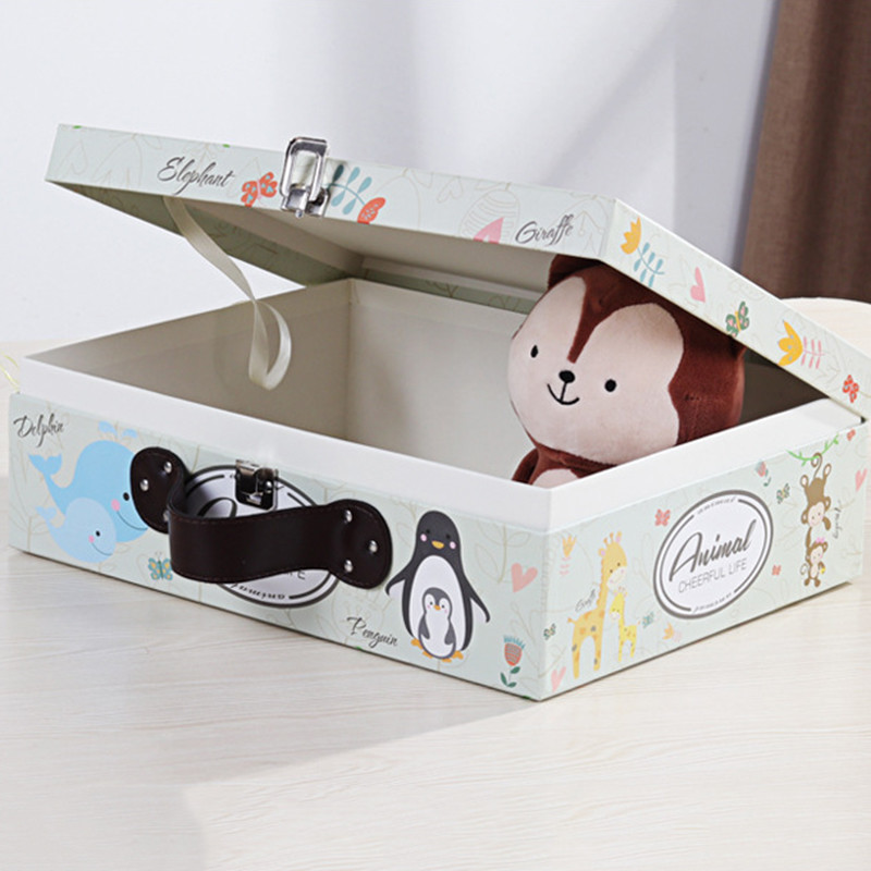 Colorful Cardboard Gift Packaging Box for Clothing Suitcase Shoes