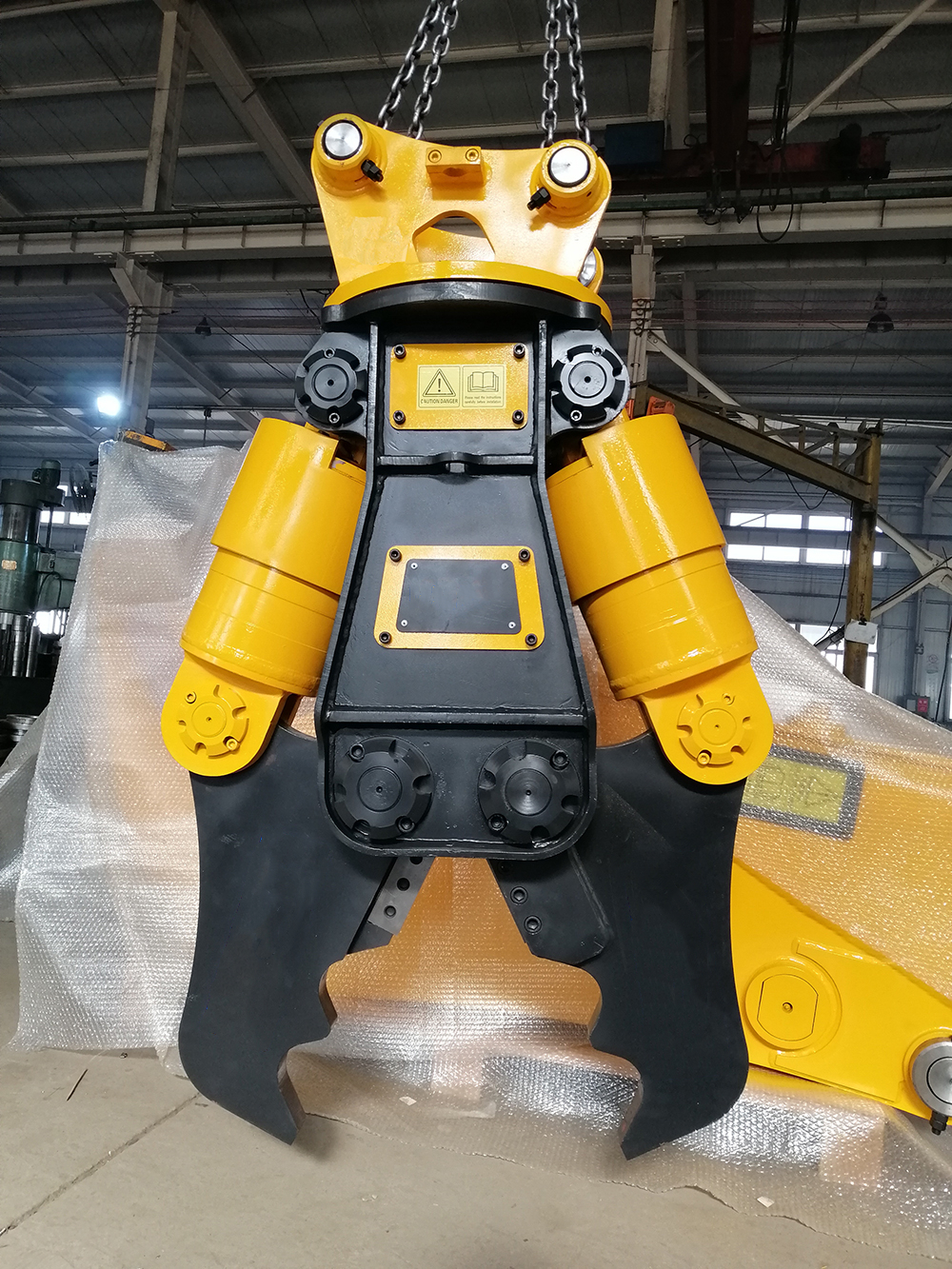Double Cylinder Metal Excavator Scrap Shear Concrete Scrap Building Demolition