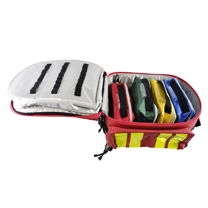 Large Capacity First Aid Responder Bag Empty Trauma Emergency Backpack