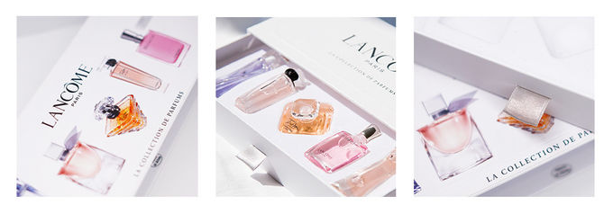 5 Piece Miniature Fragrance Gift Box Cardboard With White Insert