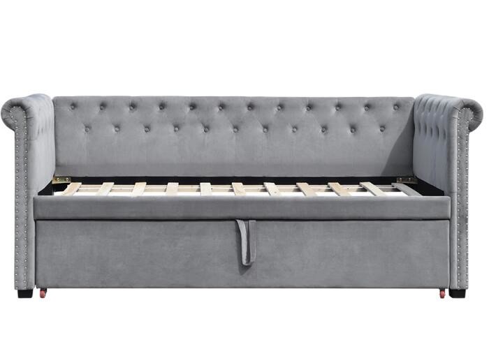 Twin Tufted Upholstered Daybed
