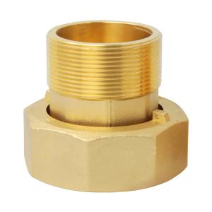 Buy cheap 1 4 1 2 Brass Connector Water Meter Connector Brass product