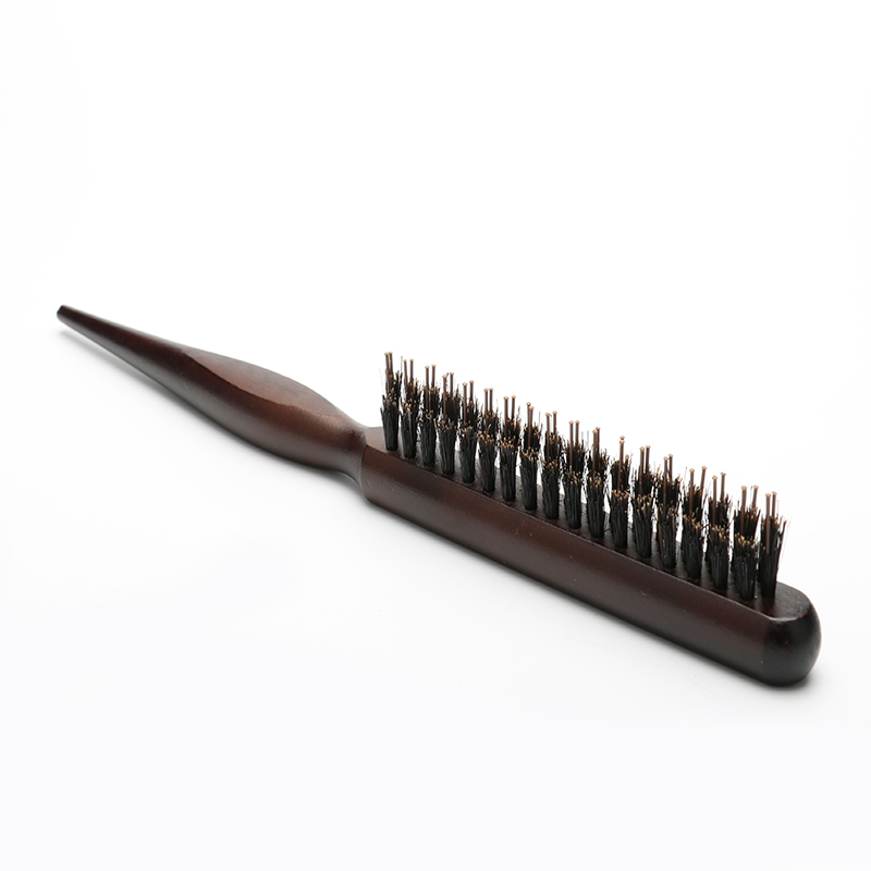 Customer Logo Wooden Teasing Back Salon Hair Brush Comb Hairdressing Styling Tools